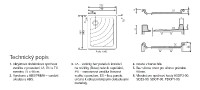 Ravak Kaskada sprchová vanička Aneta 75x90 LA bílá A003701220